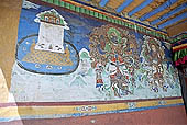 Ladakh - Likir gompa, mural paintings